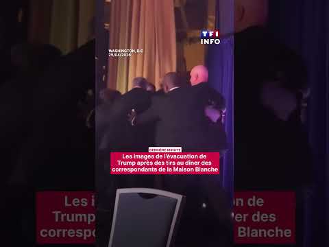 Donald Trump évacué après des tirs lors du dîner des correspondants à Washington, un suspect arrêté