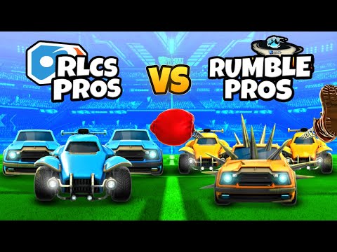 3 PROS vs 3 Pro RUMBLE Players: Can The Pros Compete?