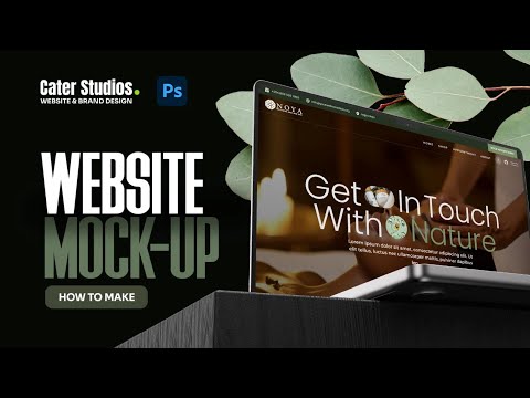 HOW TO MAKE WEBSITE MOCKUP FOR PORTFOLIO PRESENTATION - Part 1