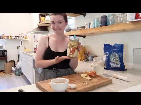 Easy Probiotic Summer Snack - How to Make Lacto Fermented Apple Slices