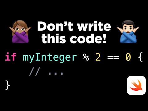 Don't write this code! (use isMultiple(of:) instead 😌) thumbnail