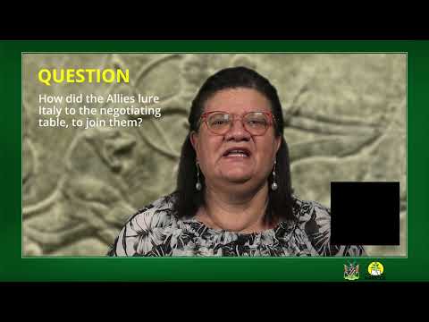 History AS Level, grade 12. The impact of the Paris Peace Treaties on Italy.