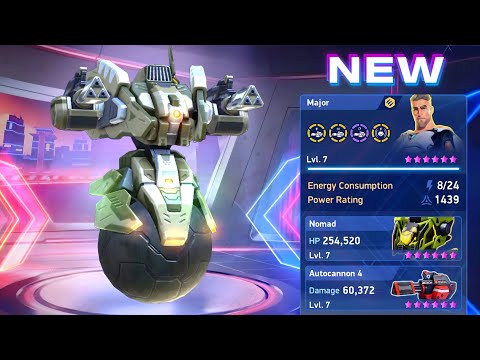 New Mech Nomad with Auto Cannon 4 - Mech Arena