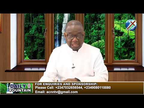 DAILY FOUNTAIN OF OCTOBER 13, 2018 - VEN. TAYO ADULOJU