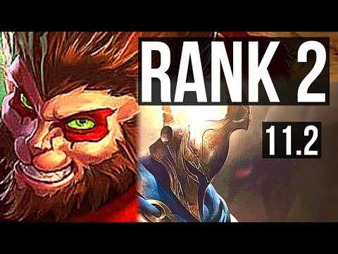 WUKONG vs PANTHEON (TOP) | Rank 2, Rank 2 Wukong, 5/3/10 | BR Challenger | v11.2