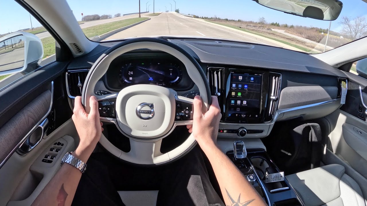 2025 Volvo S90 Plug-In Hybrid T8 Ultra - POV Test Drive