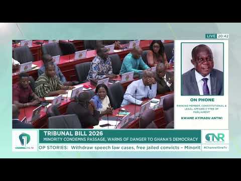 Minority Rejects Tribunals Bill, Warns of Threat to Ghana’s Judiciary