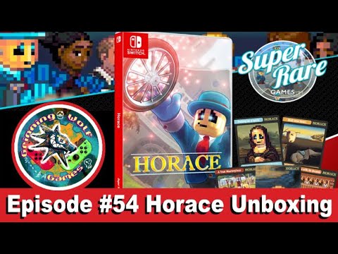 SUPER RARE GAMES Horace Unboxing Nintendo Switch