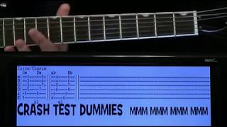 Crash Test Dummies Mmm Mmm Mmm Mmm Guitar Chords Lesson & Tab Tutorial