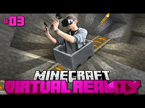 The MINECART CAVE RIDE?!  - Minecraft Virtual Reality #03 [Deutsch/HD]