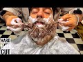 ASMR BEARD CUT Shaving The Beard After 1 Year Turkish Barbershop