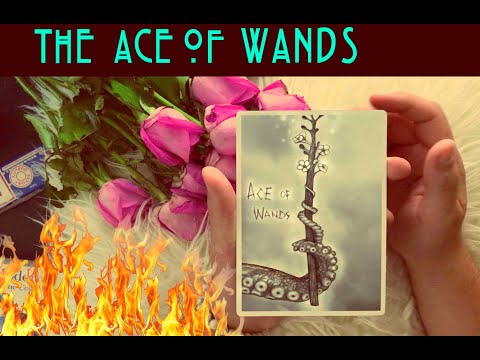 The El Goliath Tarot Deck - The Ace Of Wands! A closer look