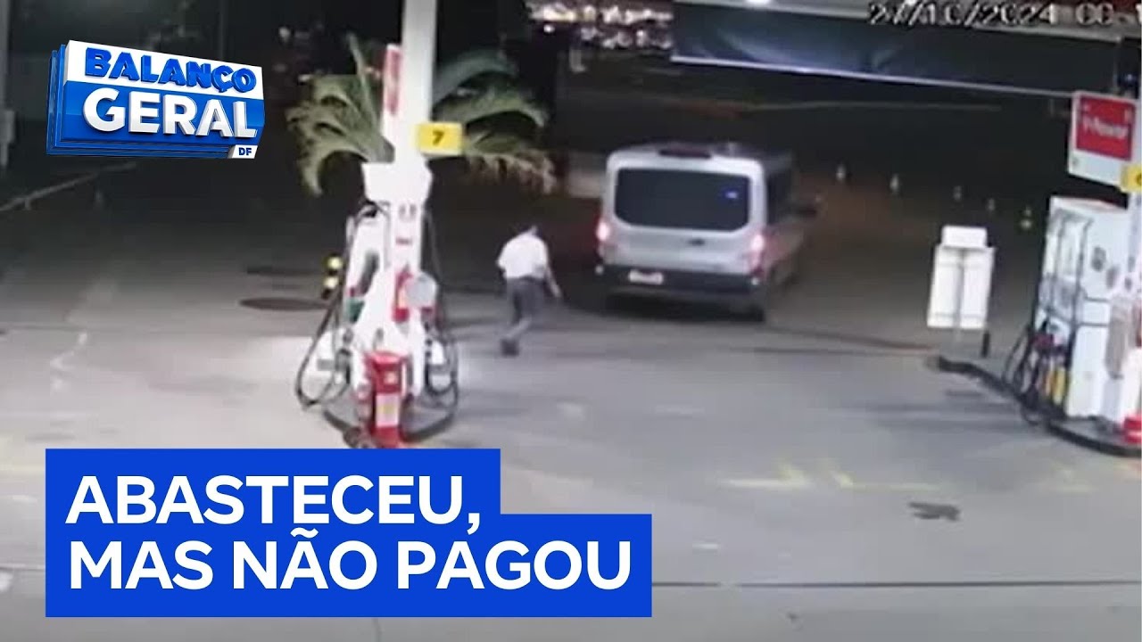 Motorista foge sem pagar após abastecer carro em posto próximo ao Aeroporto JK | Balanço Geral DF