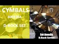 Amedia Set Platos D-Rock + Crash 18" + Splash video