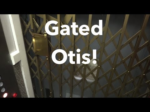 Vintage, Gated Otis Traction Elevator at 20 S Central, Clayton, MO
