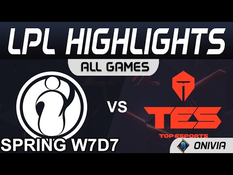 IG vs TES Highlights ALL GAMES LPL Spring Season 2021 W7D7 Invictus Gaming vs Top Esports by Onivia