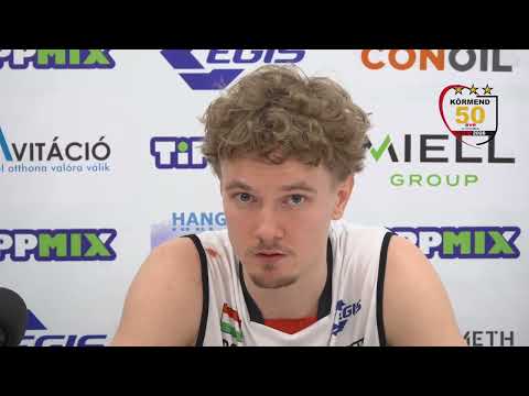 Sajtótájékoztató a Egis Körmend - Duna Aszfalt-DTKH Kecskemét (93-69) mérkőzés után
