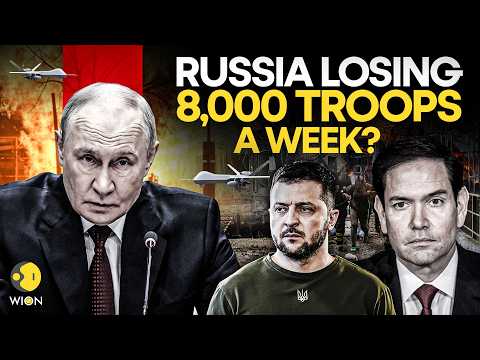 Russia-Ukraine War LIVE: US Secretary of State Rubio Claims Russia Losing 8,000 Troops A Week | WION