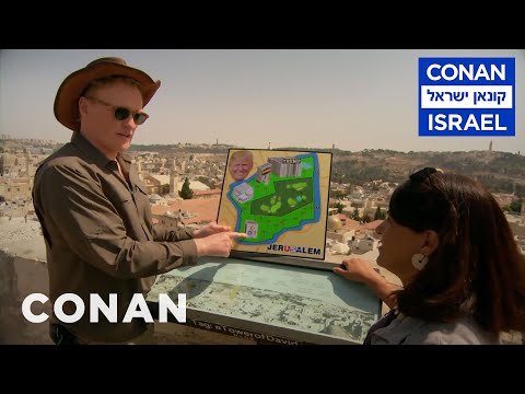 柯南訪問耶路撒冷並概述特朗普的和平計劃 - CONAN on TBS (Conan Visits Jerusalem & Outlines Trumps Peace Plan  - CONAN on TBS)