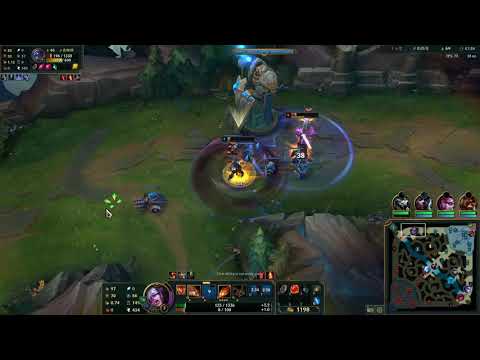 Shyvana Top vs Shen - Funny Dive