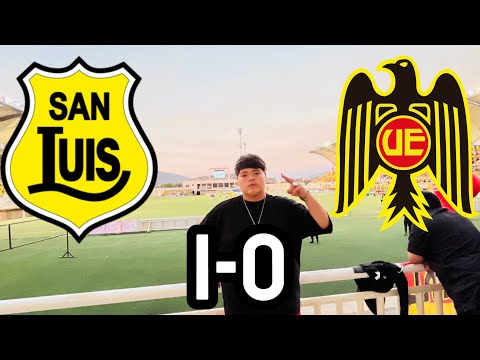 Reacción desde el estadio/Lucio Fariña Fernández/San Luis Vs unión española noche canaria