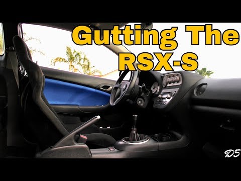 Gutting the DC5 I RSX Build