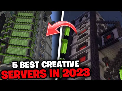 5 BEST MINECRAFT CREATIVE SERVERS IN 2023! (1080P HD)