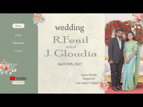 WEDDING  R.Fenil &  J.Gloudia