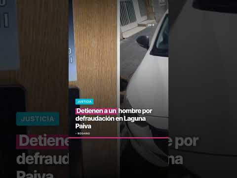 Detienen a un hombre por defraudación en Laguna Paiva