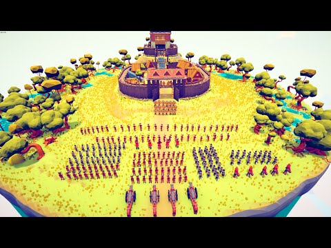 CAN 200x PIRATE CAPTURE ENEMY CASTLE? - Totally Accurate Battle Simulator TABS