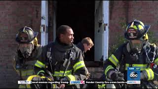 Leland firefighters take on real blazes for training