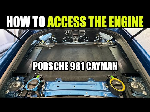 How to Access the Engine on a Porsche 981 Cayman