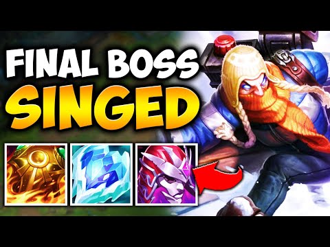 SINGED IS THE FINAL BOSS WITH THESE ITEMS (100% GUARANTEED WIN) - League of Legends