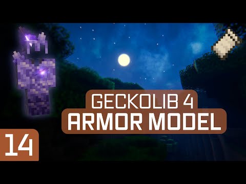 Modding by Kaupenjoe - Minecraft 1.19.4 - Fabric Modding Tutorial: Geckolib 4 - Custom Armor Model | #14