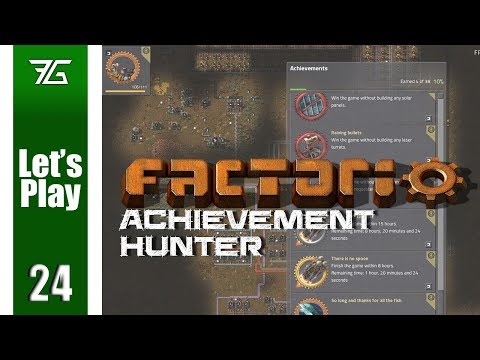 Factorio Achievement Hunter - Ep 24 Going Blue
