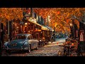 Relaxing Autumn Day With Rhythmic And Fluid Jazz Music Cozy Coffee Shop Ambience And Autumn Vibes