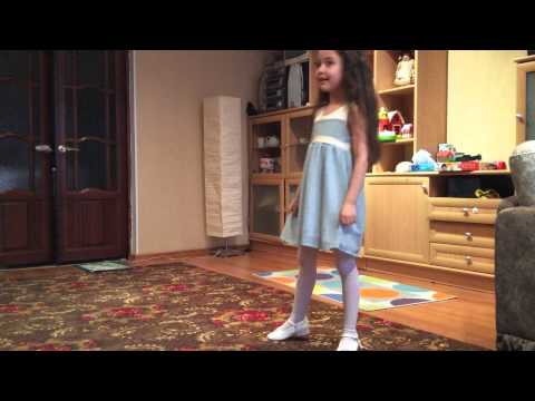 Sabina dances to the music of Mecano, Hijo de la Luna, Son of the Moon