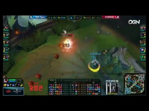 ROX Smeb - Quinn - ROX Tiger vs CJ Entus - Game 1