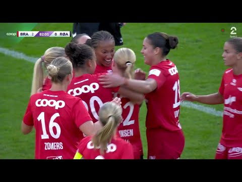 Brann 3 - 0 Røa - Høydepunkter