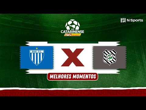 Gols e lances de Avaí x Figueirense