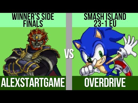 [ENG] ASG (Marth,Ganon) vs. Overdrive (Sonic) - SSF2 Winners Finals - Smash Island 23-1 EU