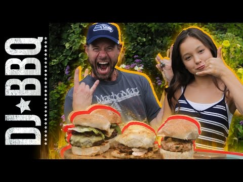 Rad Beef, Pork and Lamb Sliders³ | Amber Kelley & DJ BBQ