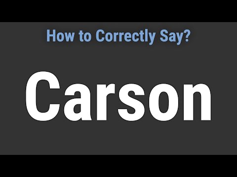 How to Pronounce Name Carson (Correctly!)