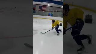Christopher Pinko - North Jersey Avalanche AAA - skill practice with Nicholas Lang