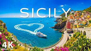 Sicily, Italy 4K UHD 🇮🇹 Coastal Cliffs, Blue Bays & Southern Italian Charm - VIDEO 4K UHD