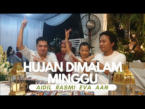 Nostalgia Hujan Dimalam Minggu sama temen2 KDI 1 ( Aidil, Rasmi, Eva, Aan)