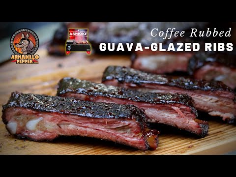 ASMOKE Guava-Glazed Ribs on Portable Pellet Grill