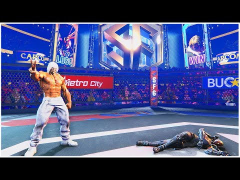 Master Raven VS Shirtless Ken ❤️ [Ryona] Street Fighter 6