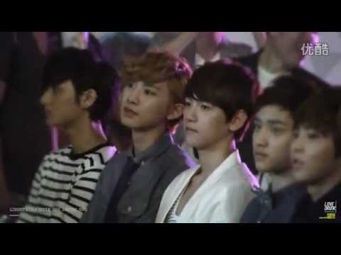 [Fancam] 120809 EXO at SM.Art Exhibition's Opening