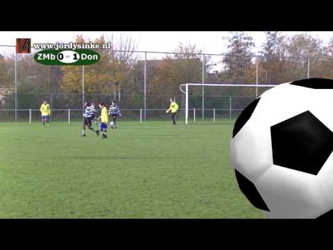 Voetbal Zeelandia M'burg JO13-1 - Dongen JO13-1  26 november 2016
